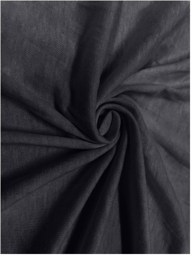 Kaptan Prostěradlo Jersey STANDARD 180 × 200 cm, tmavě šedé