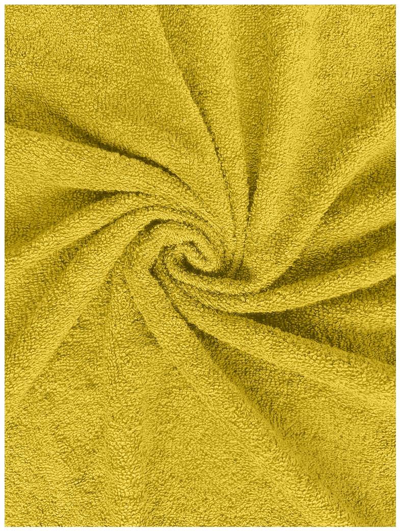 Kaptan Prostěradlo Froté TOP 180 × 200 cm, žluté