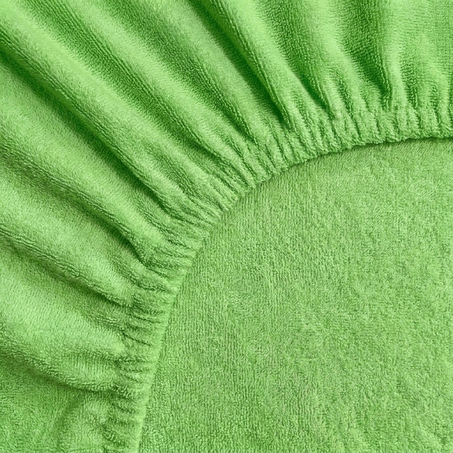 Kaptan Prostěradlo Froté TOP 180 × 200 cm, zelené