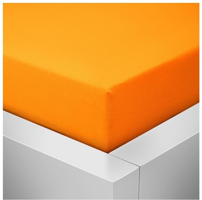 Kaptan prostěradlo jersey do postýlky - 70x140 oranžová