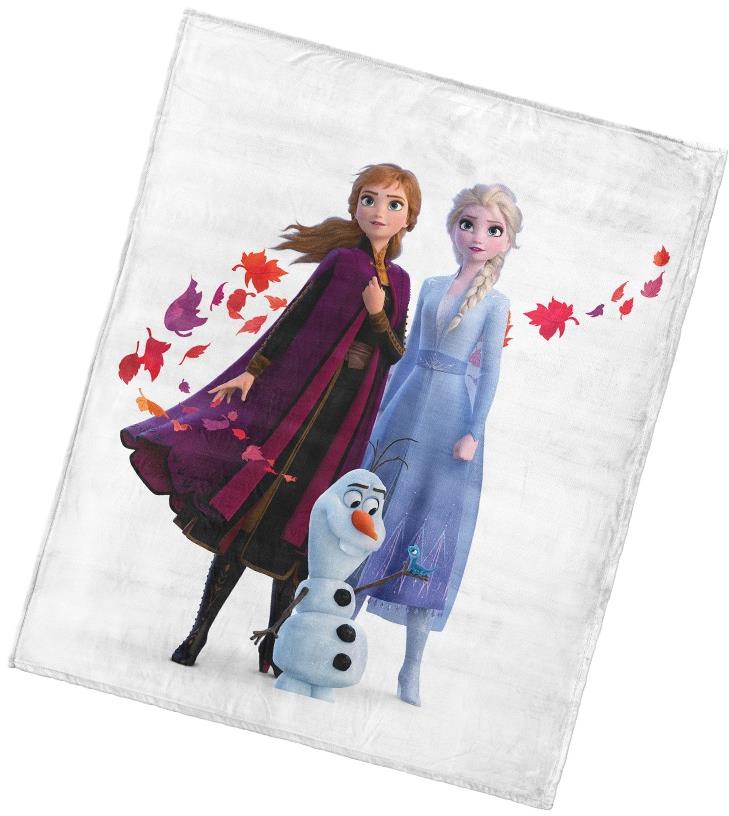 Kaptan Dětská deka Ledové Království Magický Vánek 130 × 160 cm