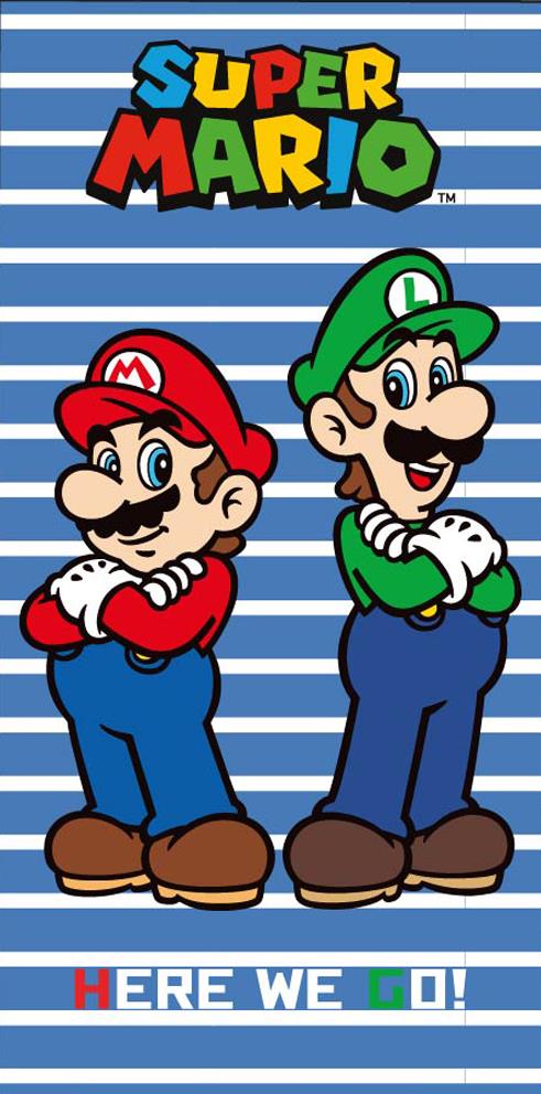 Kaptan Dětská osuška Super Mario a Luigi