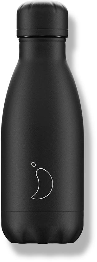 Chilly's Bottles Termoláhev celá černá 260ml, edice Original