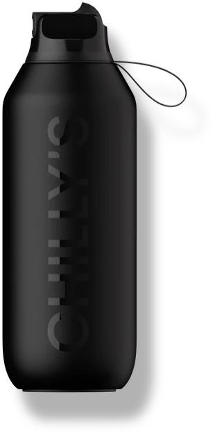 Chilly's Bottles Termoláhev černá propast 500ml, edice Series 2 Flip