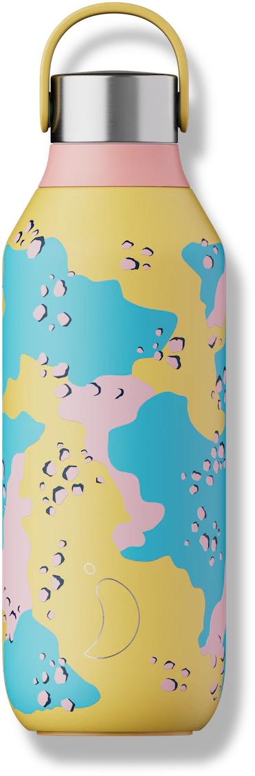 Chilly's Bottles Termoláhev Desert Camo yellow 500ml, edice Studio/Series 2