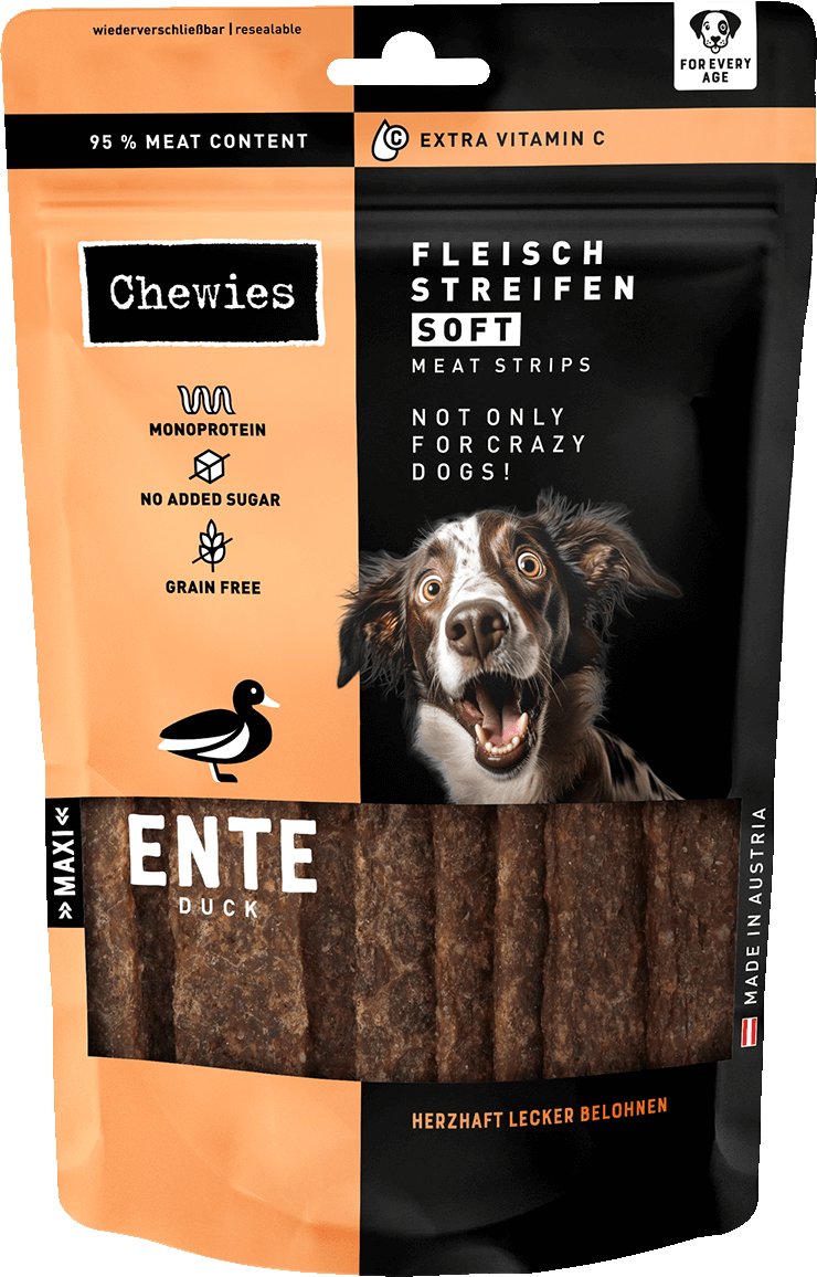Chewies Fleischstreifen Soft Kachní maso Maxi 150 g