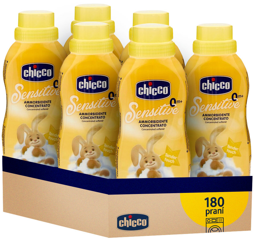 CHICCO Jemný dotek 6 × 750 ml