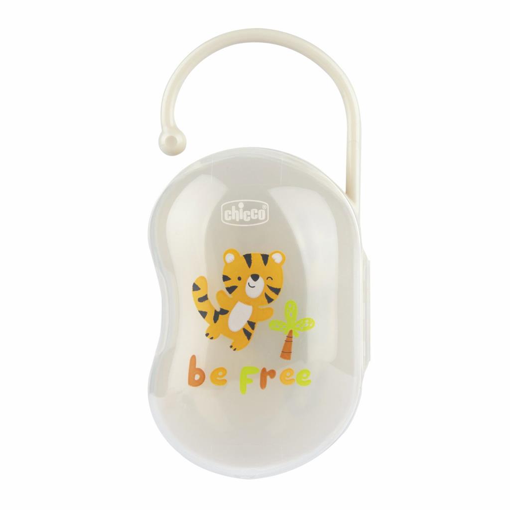 CHICCO Pouzdro na dudlík dvojitý Easy Box - tiger