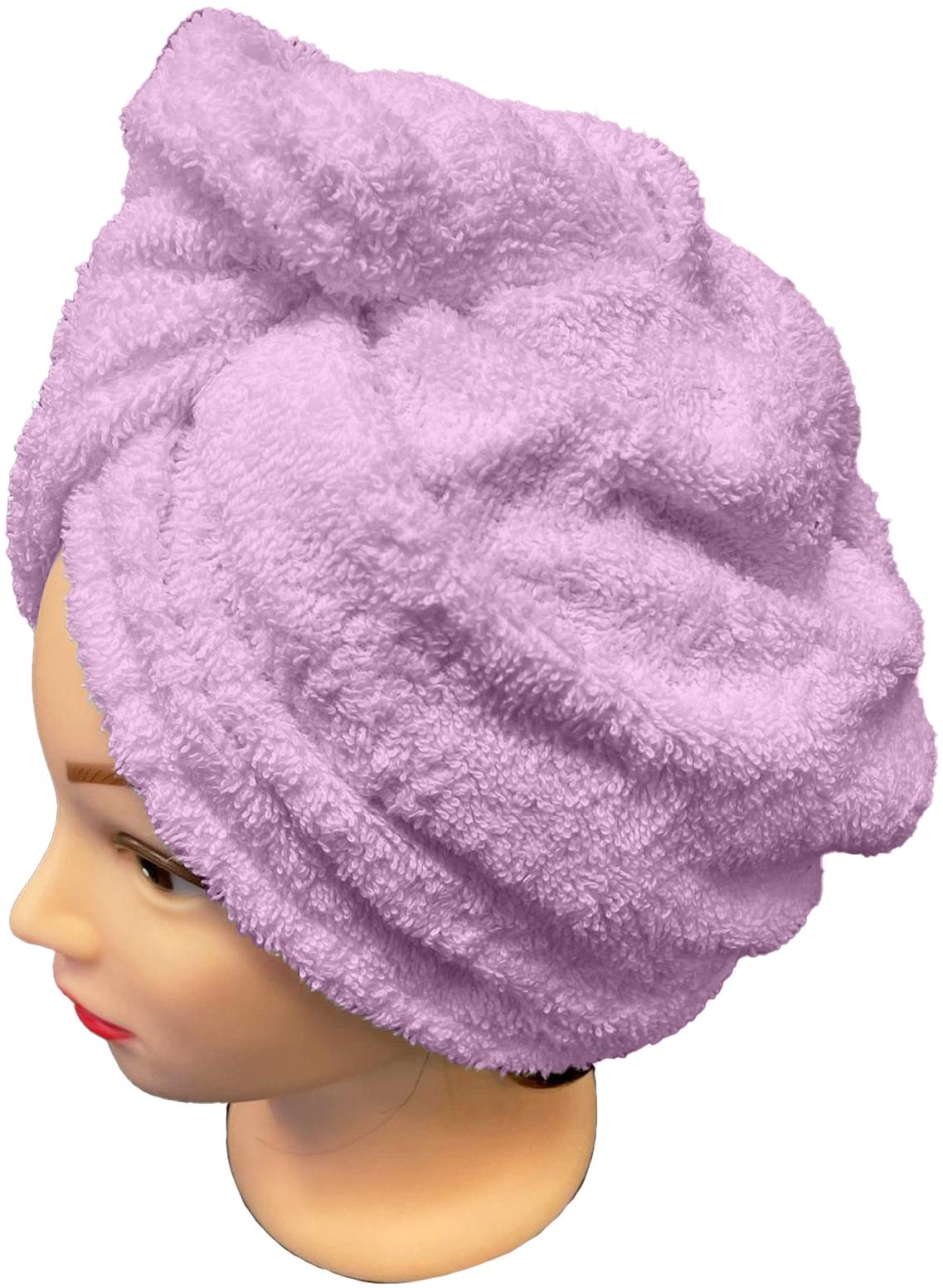 Kaptan Rychleschnoucí froté turban na vlasy, fialový lila