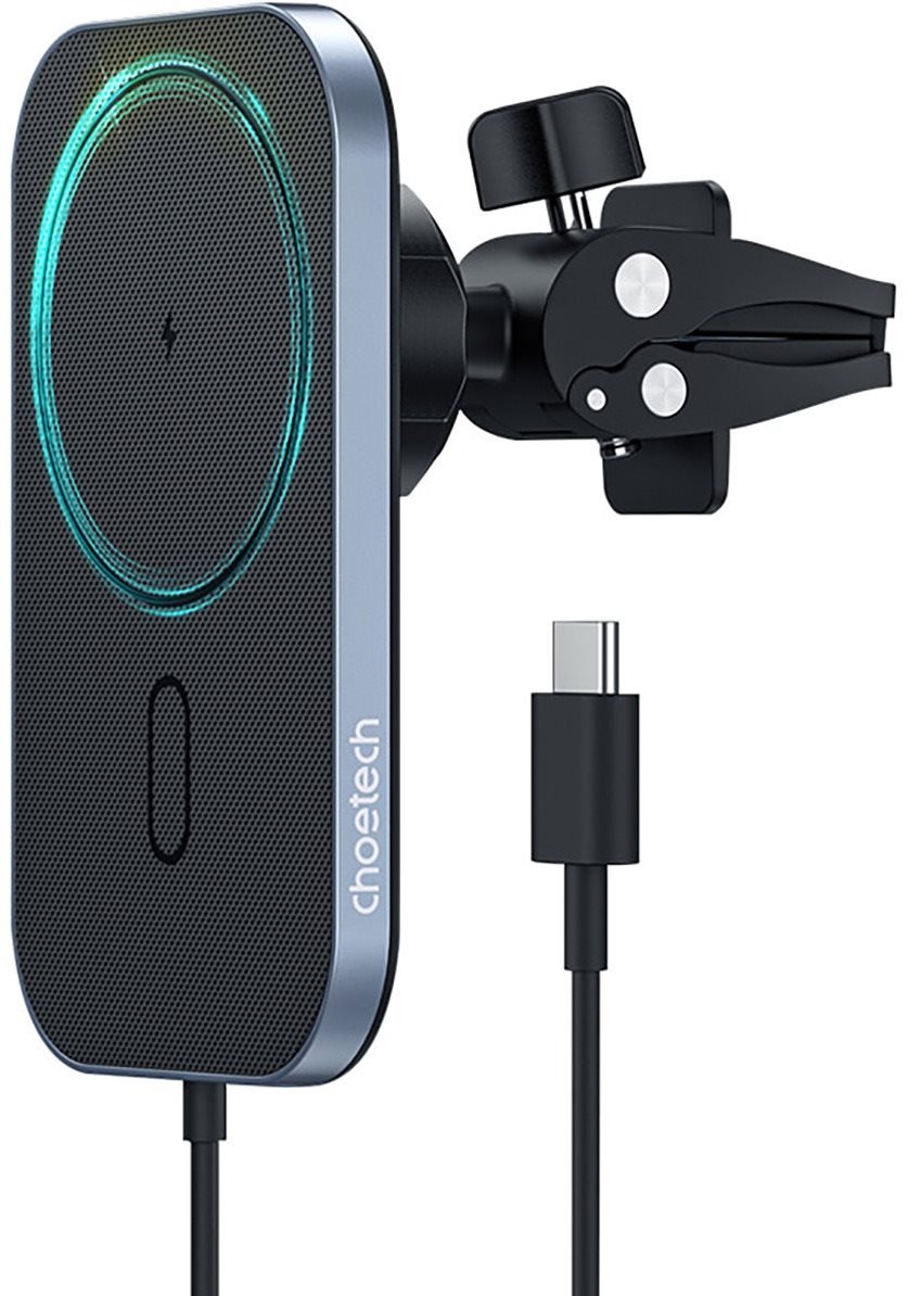 ChoeTech Magnetic Holder Wireless Car Charger 15W Black