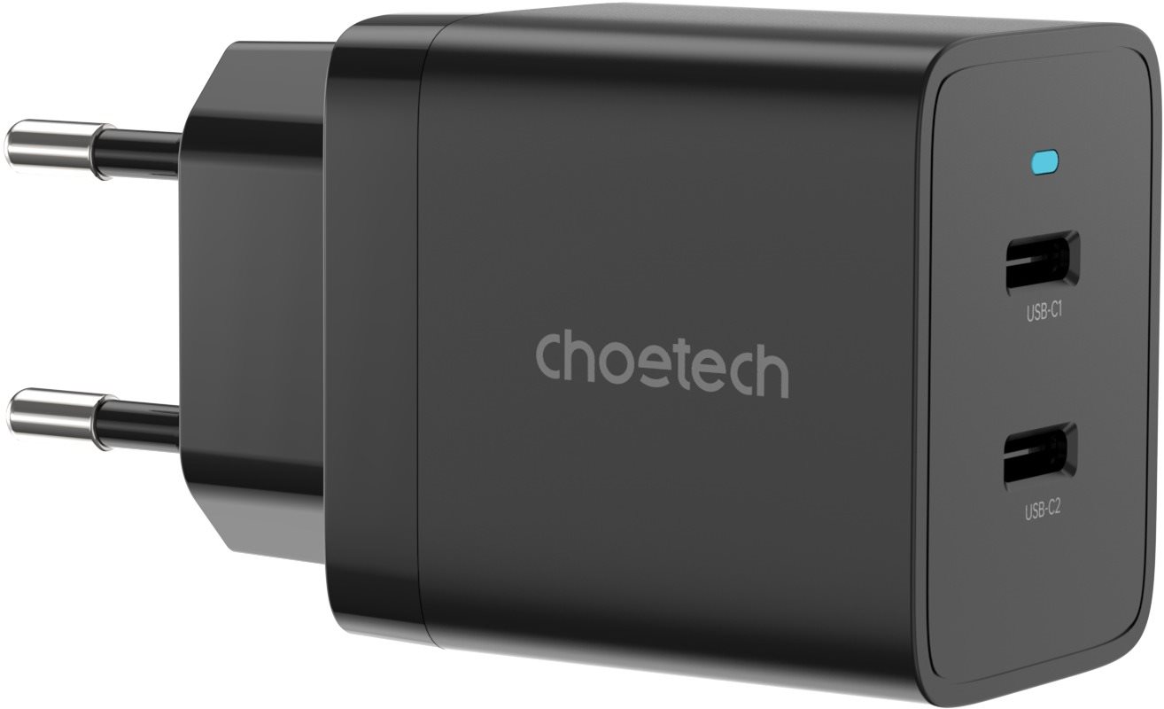 ChoeTech Mini Dual USB-C PD40W Wall Charger