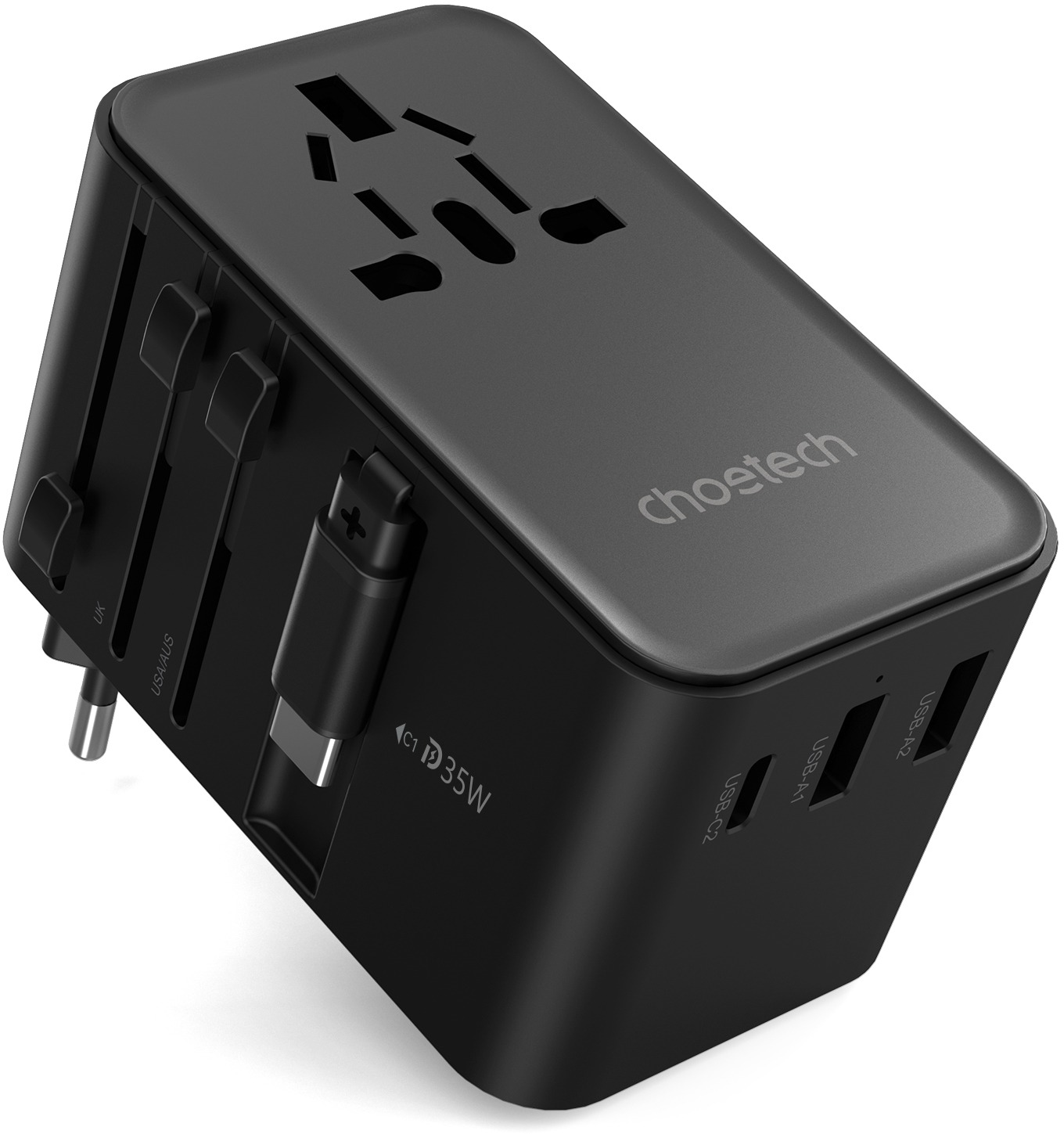 ChoeTech 35W Travel Wall Charger with inside cable