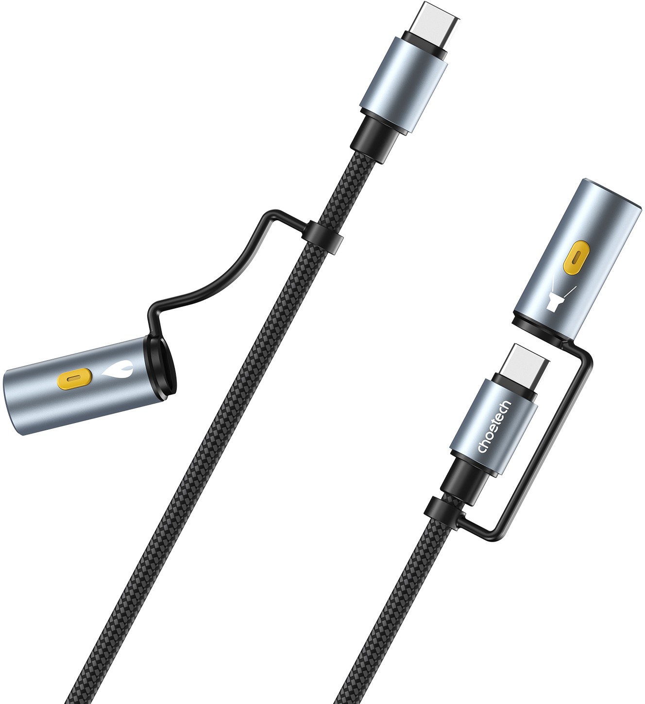 ChoeTech Smart PD60W 4-in-1 Type-c to Type-C kabel