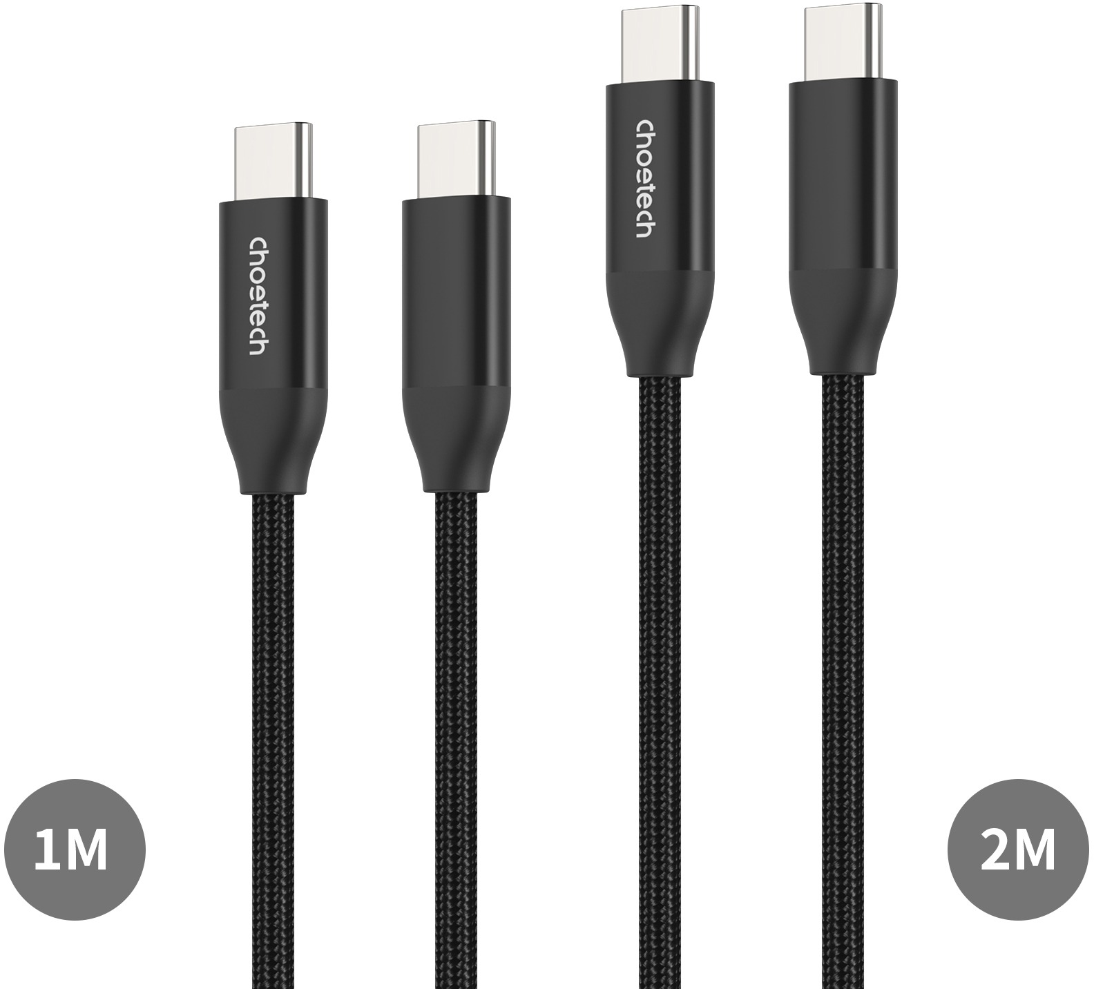 Choetech PD240W 1m+2m Combine Nylon cable