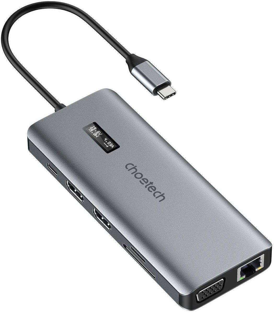 Choetech 12-in-1 USB-C Multiport Adapter