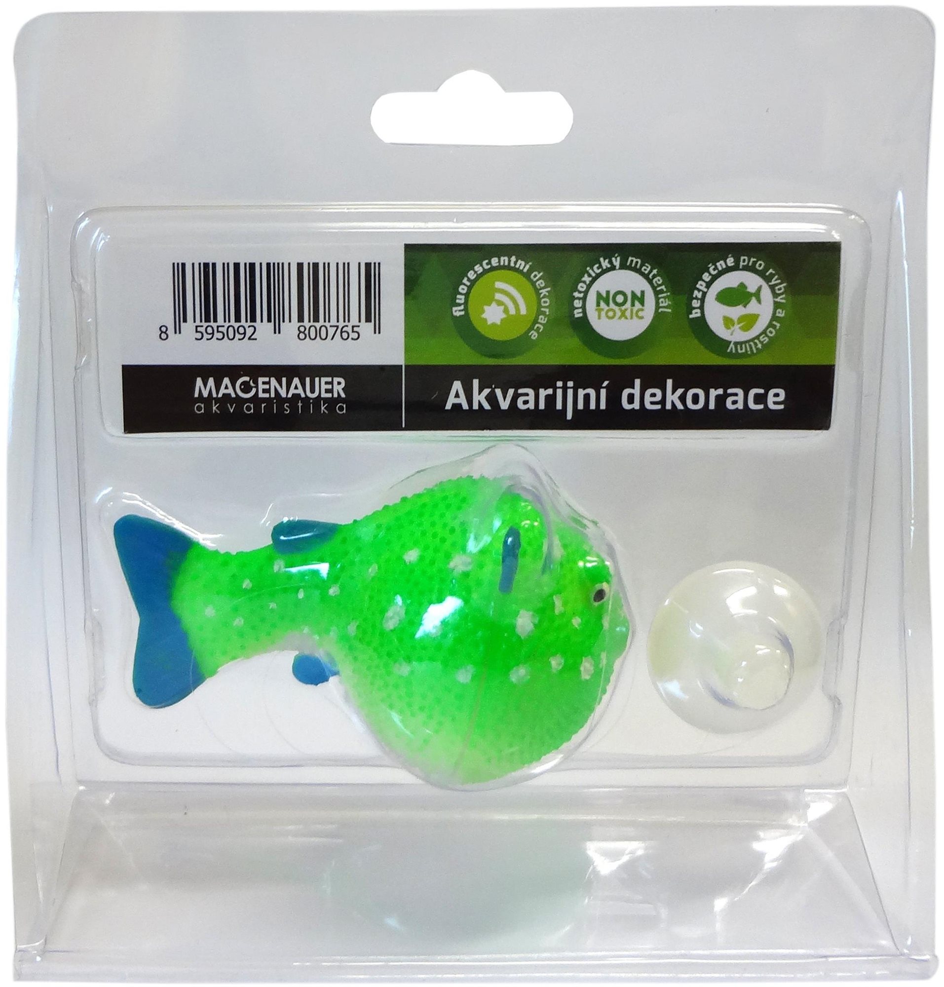 Macenauer Dekorace Puffer zelená/modrá