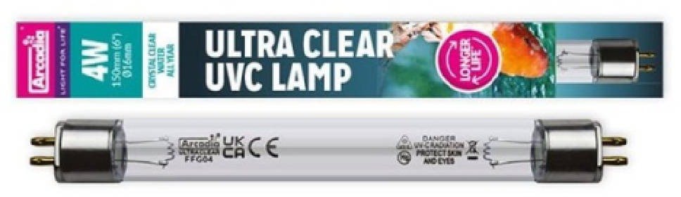 Arcadia T5 Ultra Clear UVC 4 W 150 mm