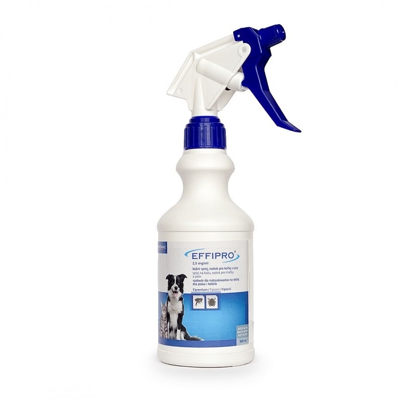Virbac Effipro Sprej psy a kočky 500 ml
