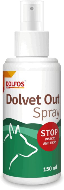 Dolfos Dolvet Out Spray Přírodní repelent 150 ml