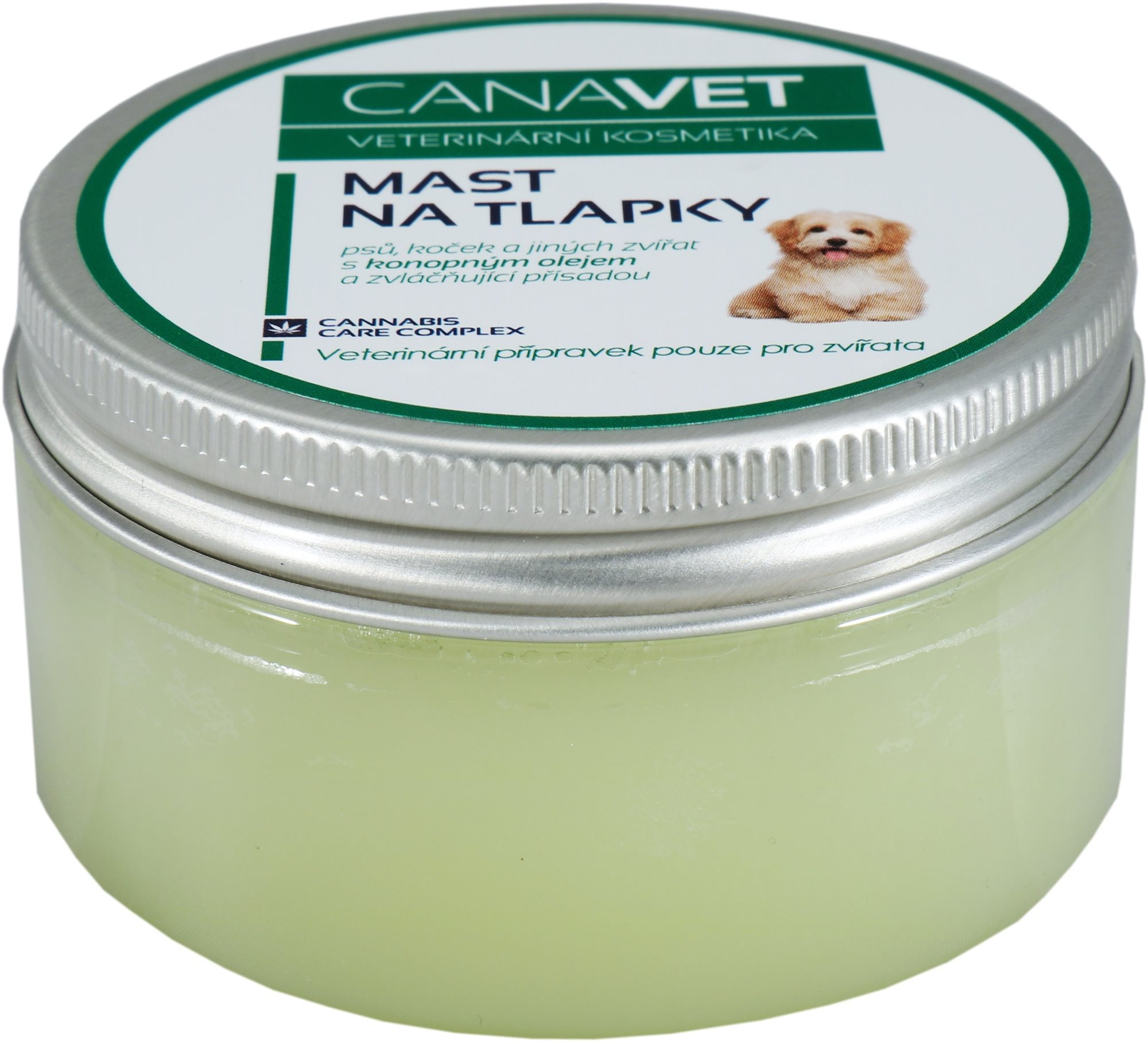Canavet mast na tlapky s konopím 100 ml