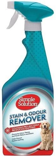 Simple Solution Stain & Odor Remover odstraňovač skvrn a pachu pro psy 750 ml