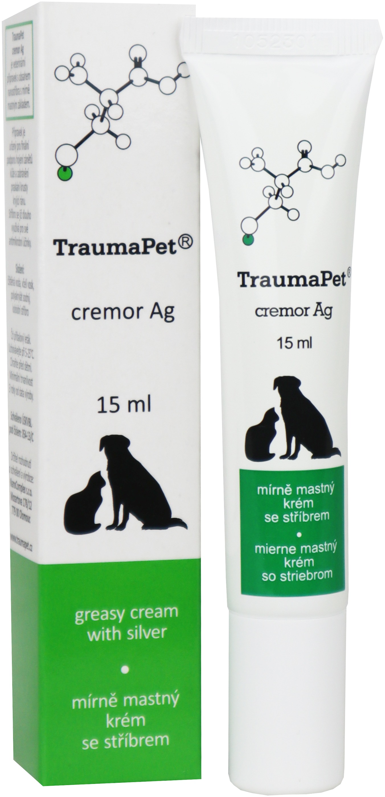 TraumaPet Cremor Ag krém na podporu hojení 15 ml
