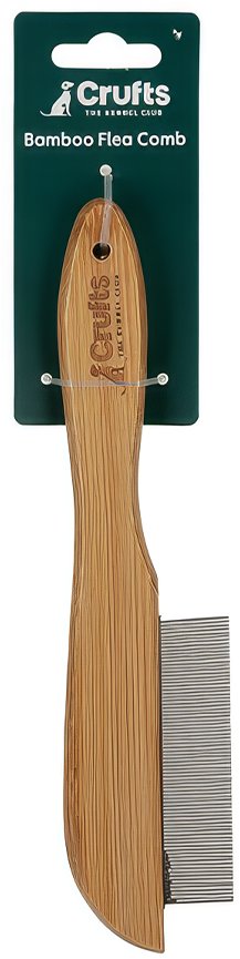 Crufts Hustý bambusový hřeben na srst, 21 cm
