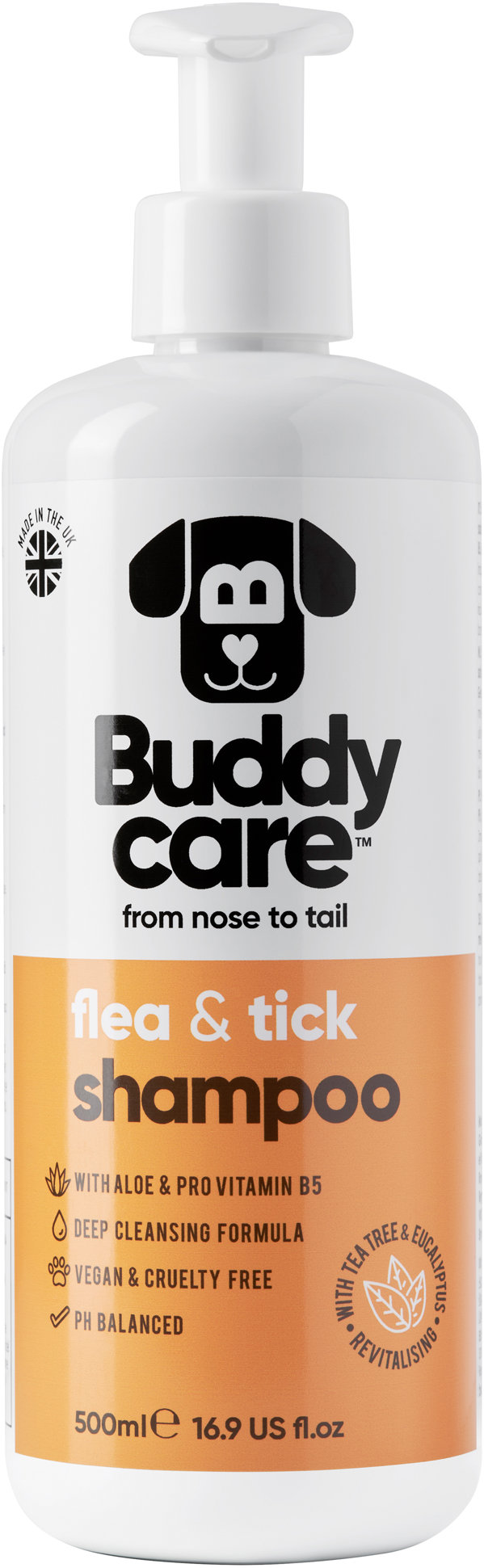 Buddycare Šampon pro psy Flea & Tick 500 ml