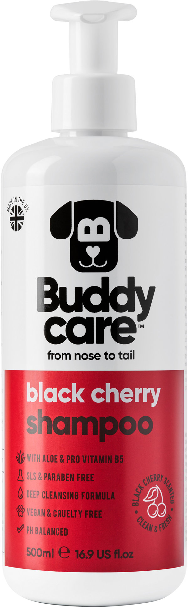 Buddycare Šampon pro psy Black Cherry 500 ml