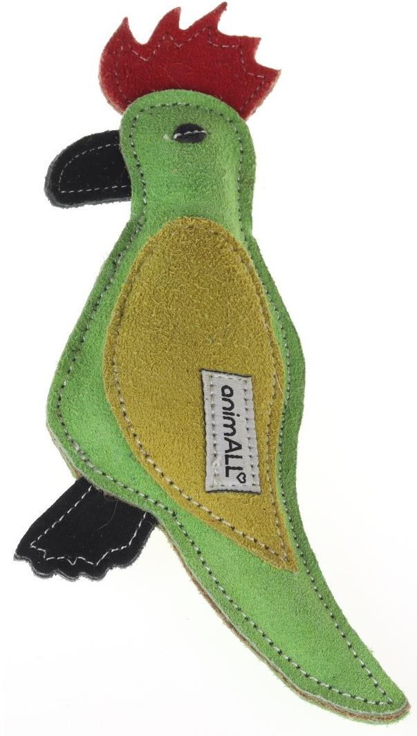 animALL Hračka Papoušek kůže barevný 22 cm
