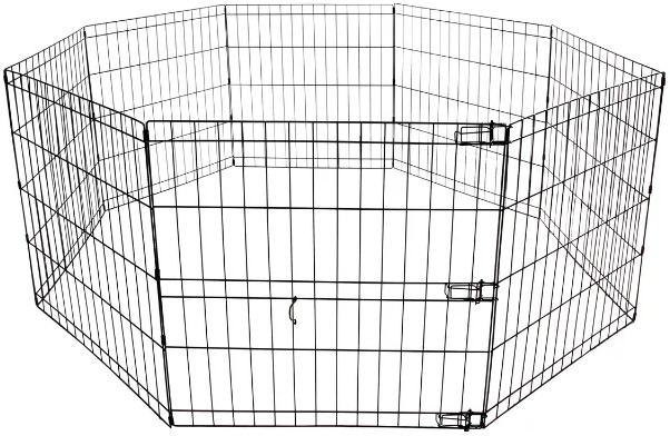 M-Pets Ohrádka na štěňata a malá zvířata 8 × 76 × 61 cm