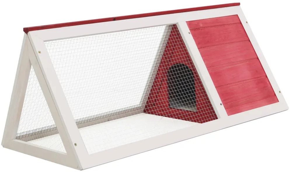 Shumee Klec pro malá zvířata dřevo červená 98 × 50 × 41 cm