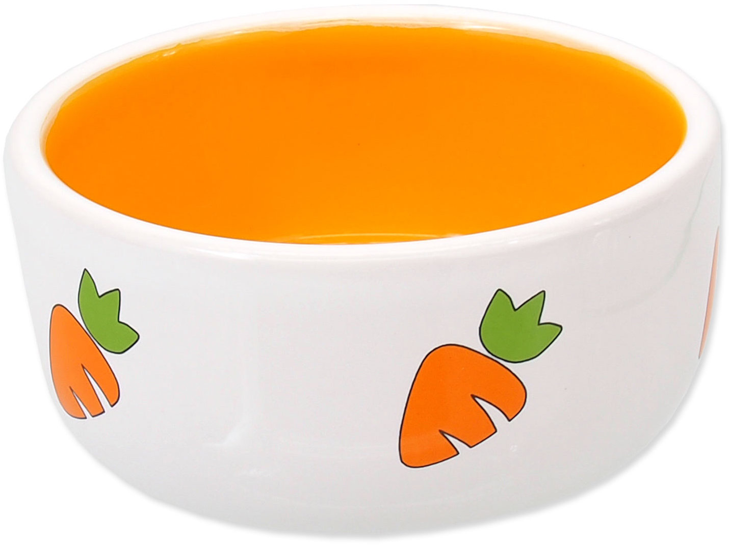 Small Animals Miska keramická pro králíky bílo-žlutá 11,5 × 5 cm 300 ml