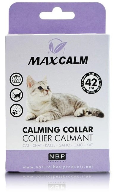 Max Calm zklidňující obojek proti stresu pro kočky 42 cm