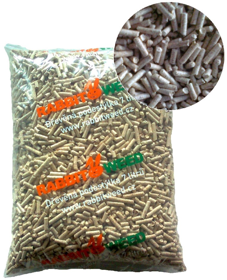 Rabbit Weed Podestýlka dřevěná měkká smrková 7 l