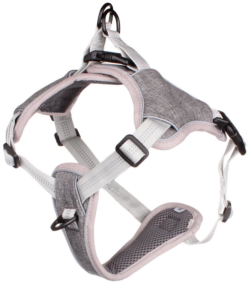 Merco Mesh postroj šedá M 40 - 60 cm