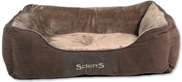 SCRUFFS Chester box bed L 75 × 60 cm čokoládový