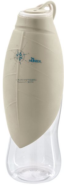 Hunter láhev s miskou List, béžová 550 ml