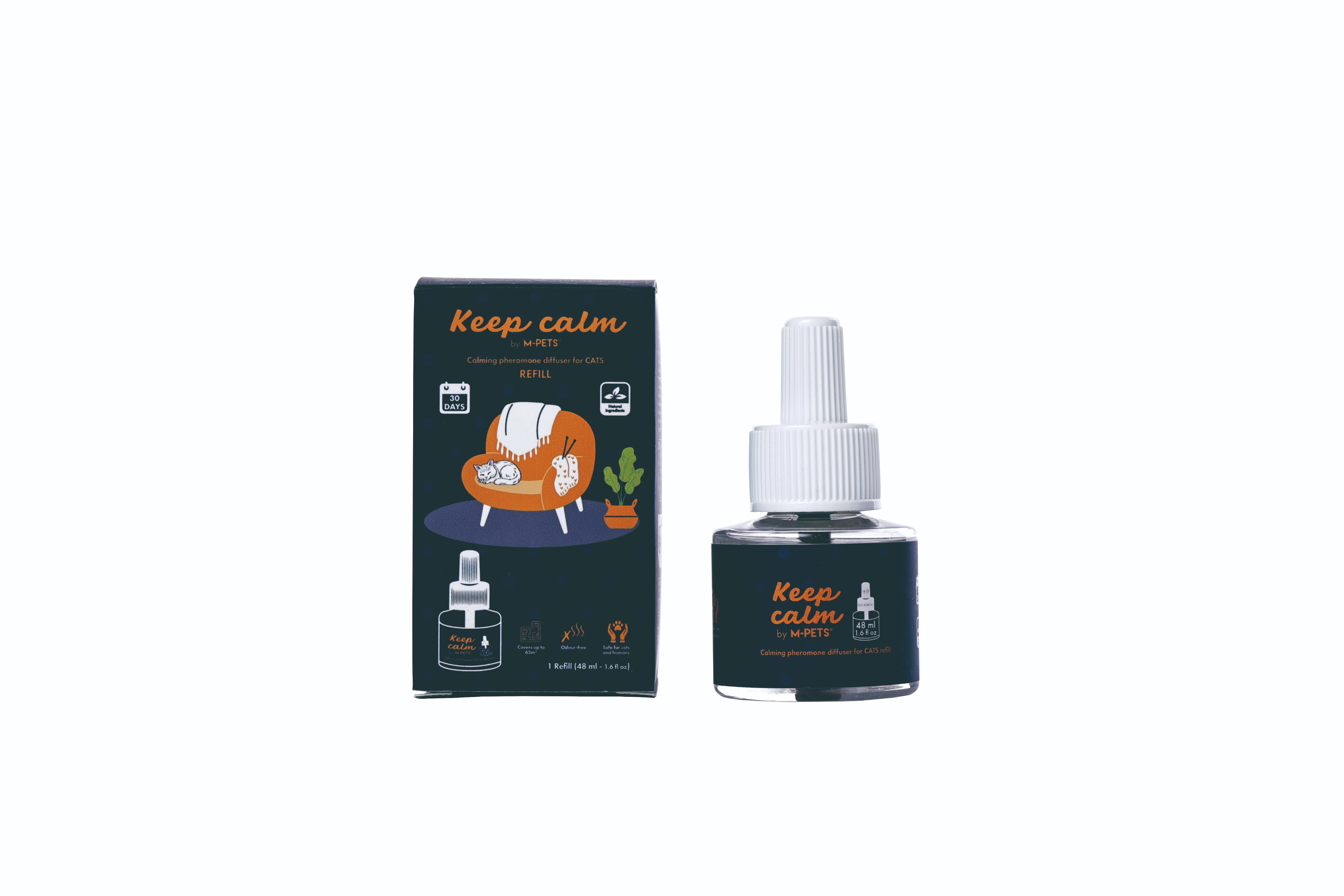 M-Pets KEEP CALM Zklidňující feromonová náplň do difuzéru pro kočky 48 ml