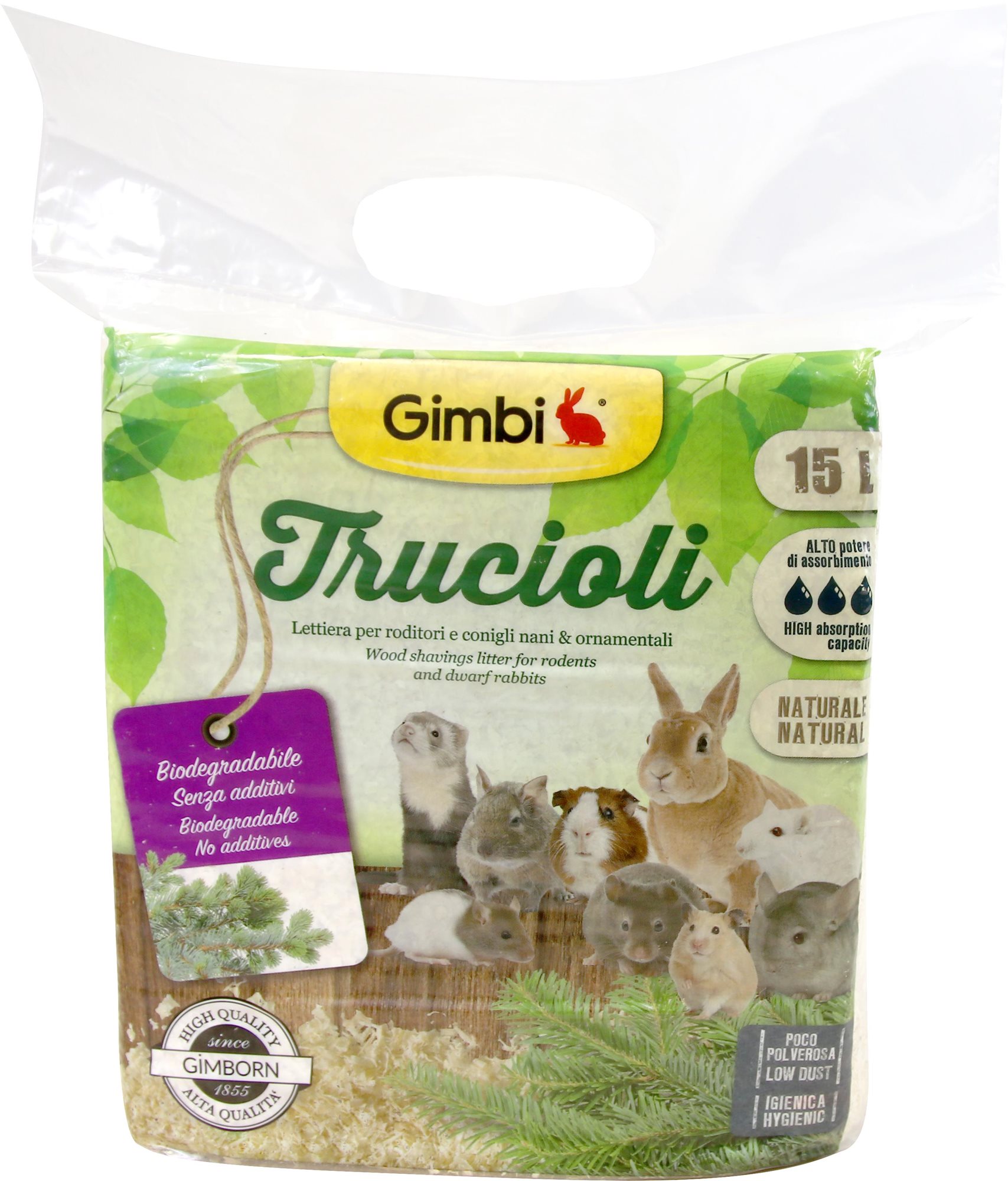 Gimbi podestýlka hoblinová 15 l