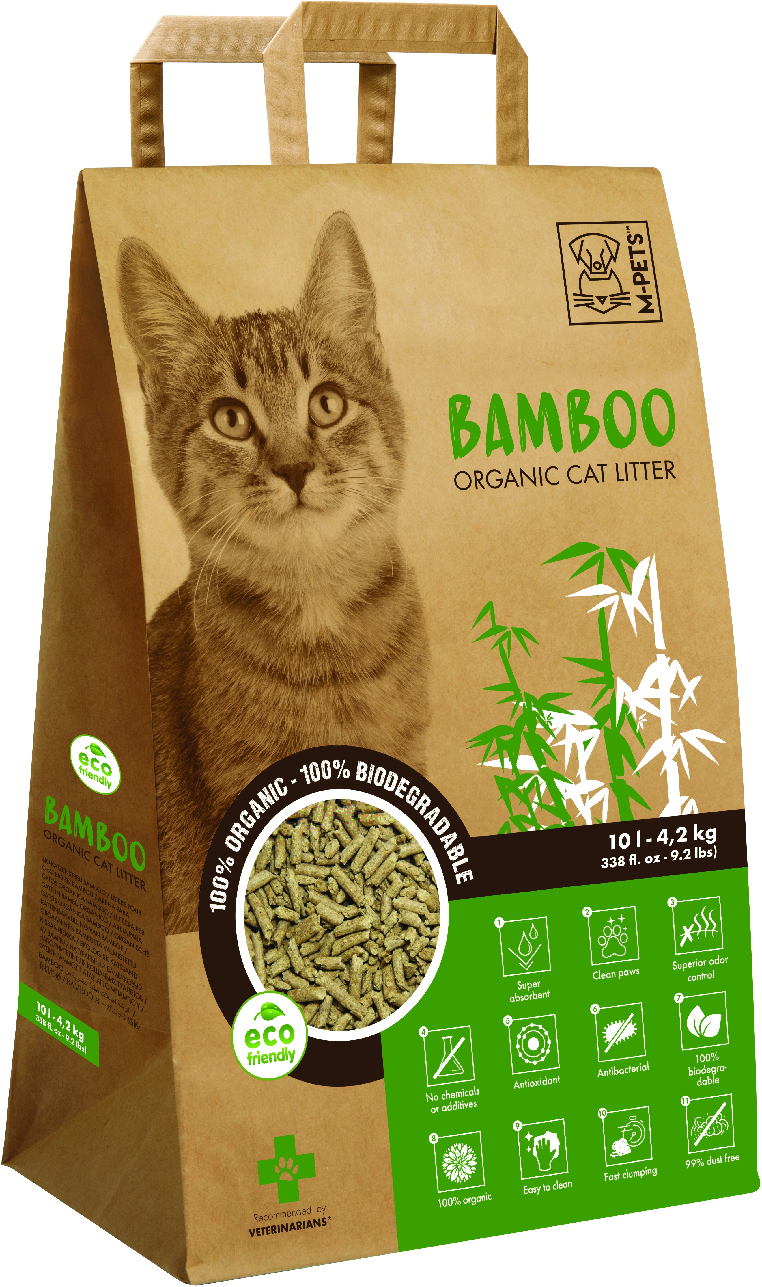 M-Pets Stelivo bambusové 10 L