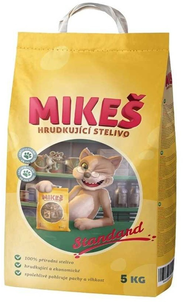 Mikeš Standard hrudkující podestýlka 5 kg