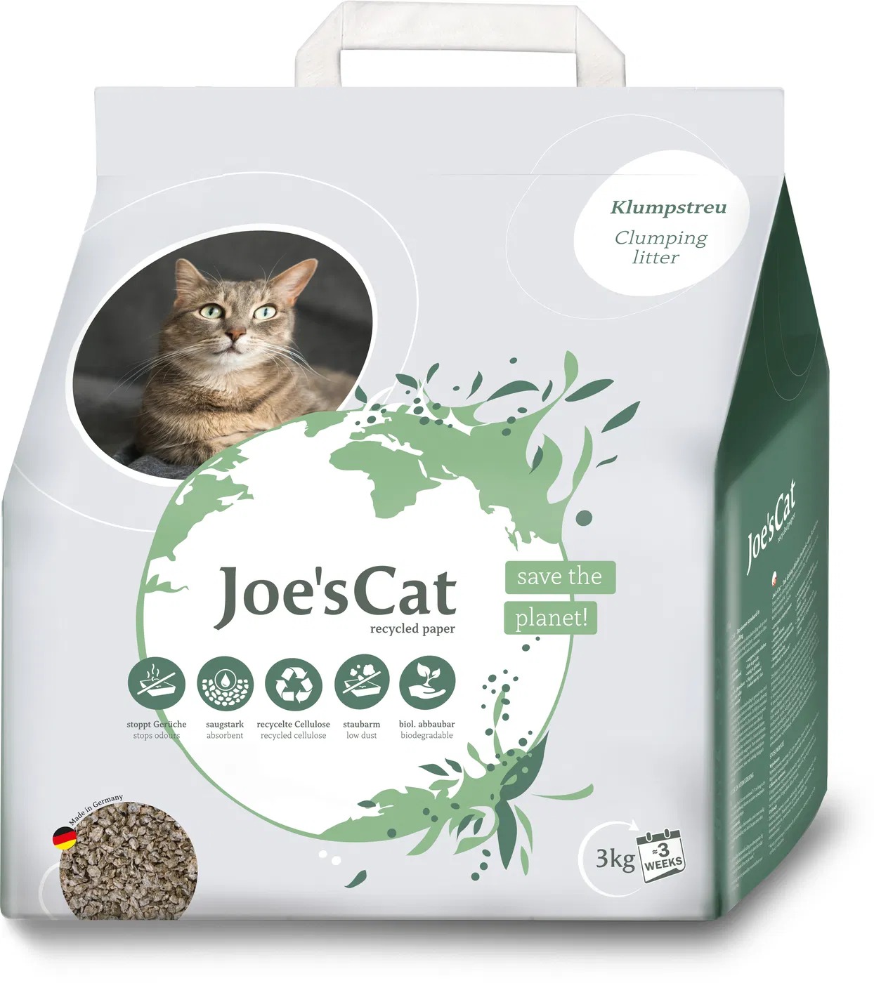 Joe's Cat vysoce absorpční stelivo z recyklovaného papíru 8 l