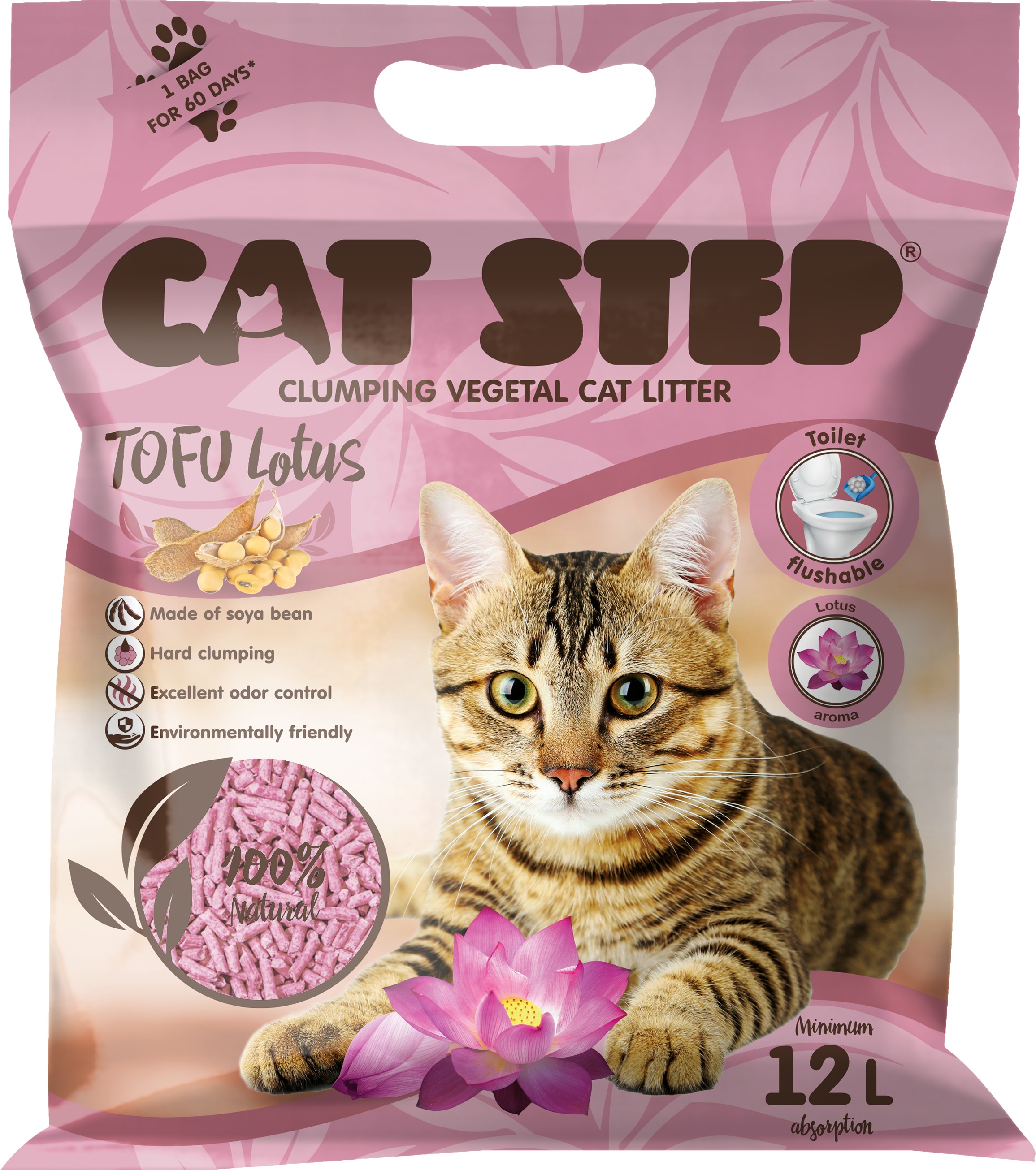 Cat Step Tofu Lotus 5,4 kg 12 l