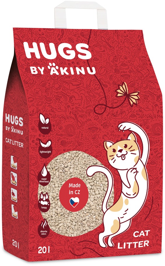 Akinu Caty křemelinové stelivo pro kočky 20 l