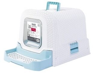 M-Pets Suez Rattan 69 × 42 × 41 cm modrá
