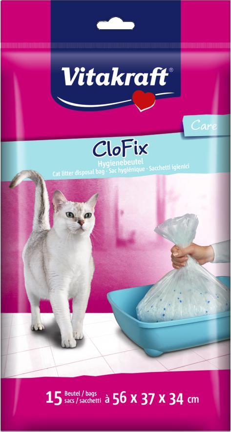 Vitakraft Clo Fix silonové sáčky do kočičí toalety 15 ks