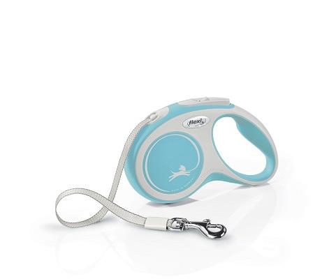 Flexi New Comfort S pásek 5 m/15 kg světle modré