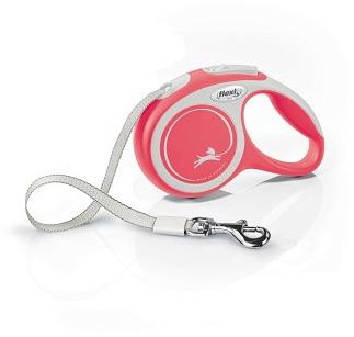 Flexi New Comfort XS pásek 3 m/12 kg červené