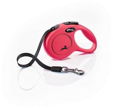 Flexi New Classic XS pásek 3 m/12 kg červené